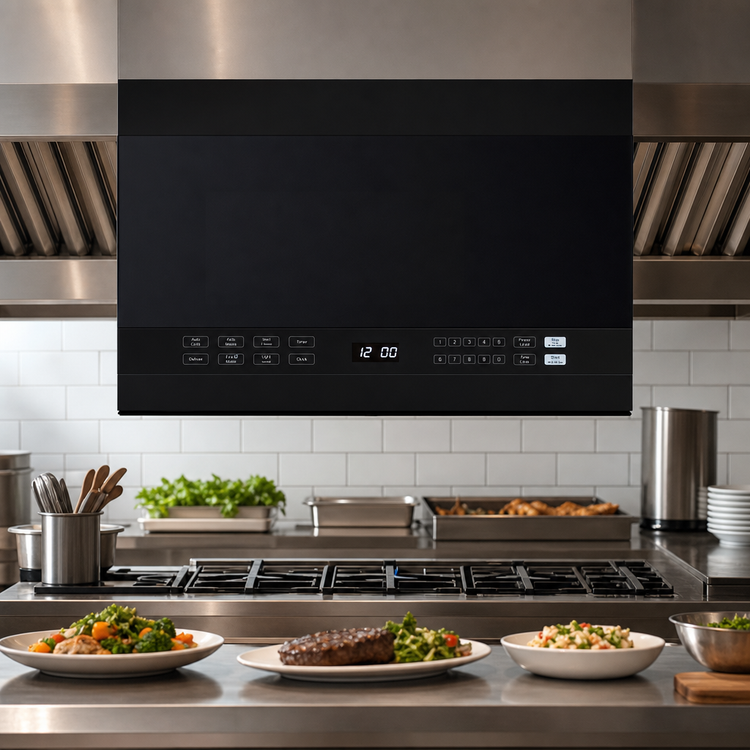 Product image #4 for 24 Inch Over-the-Range Commercial Microwave Oven, 1.4 Cu. Ft., 1000 Watt, Black