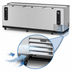 Thumbnail image #3 for Turbo Air Super Deluxe 95-Inch Stainless Steel Bottle Cooler, 30.3 Cu. Ft., Self-Contained, R290