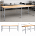 Thumbnail image #3 for John Boos Stainless Steel Baker's Table Frame for 96 Inch W x 60 Inch D Top