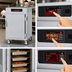 Thumbnail image #3 for Metro C5 8 Series 1/2 Height Mobile Controlled Temperature Holding Cabinet, 8-Pan Capacity, Solid Doors, Lip Load Slides