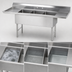 Thumbnail image #3 for Advance Tabco 3-Compartment Fabricated Stainless Steel Sink with Left & Right Drainboards, 30 x 24 x 14-Inch Bowls