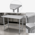 Thumbnail image #3 for Advance Tabco Special Value Series Economy Open Base Flat Top Stainless Steel Work Table, 60