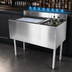 Thumbnail image #3 for CHOICE 36-Inch Stainless Steel Underbar Combo Ice Bin/Cocktail Unit with 10-Circuit Cold Plate and Right-Side Bottle Storage