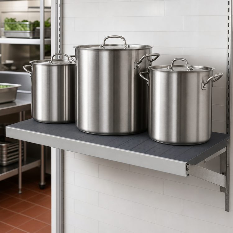 Product image #3 for Fermostock Horizontal Solid Polymer Shelf, 68 x 18 Inches, 800 lb Capacity
