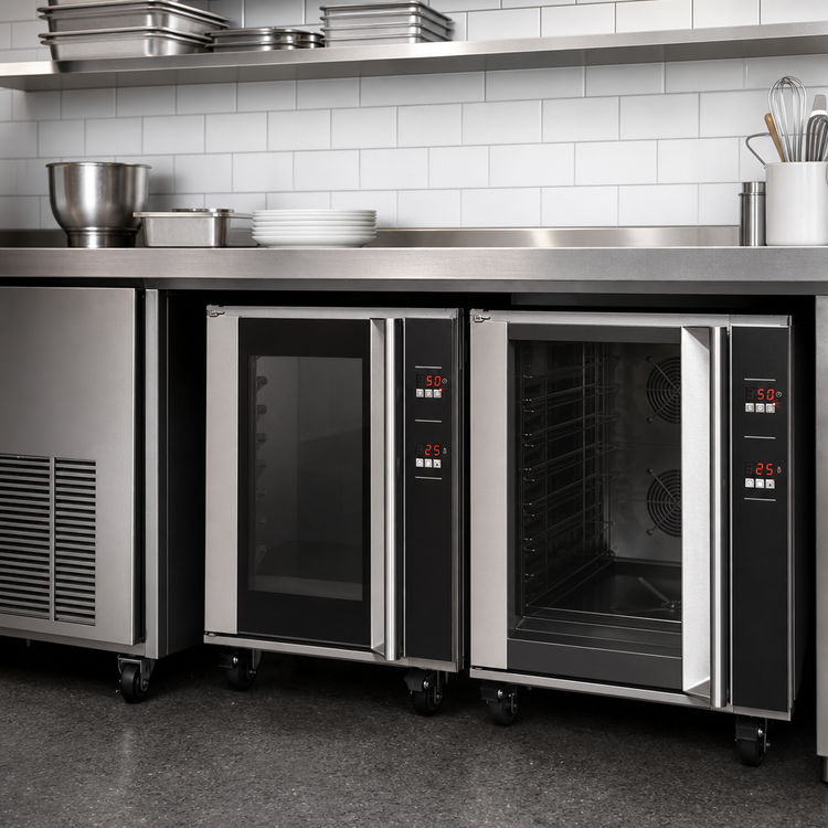 Product image #3 for Turbofan H8D-UC Undercounter Heated Holding Cabinet, 8 Half-Size Pans, Digital Controls