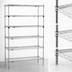 Thumbnail image #3 for Metro Super Erecta 6-Tier Stationary Wire Shelving Starter Unit, 48