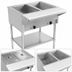 Thumbnail image #3 for BevLes 2-Well Dry Heat Steam Table with Open Pan Wells and Cutting Board