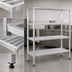 Thumbnail image #3 for New Age H.D. Series Heavy-Duty Aluminum 4-Shelf Shelving Unit, 42W x 24D x 72H