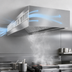 Thumbnail image #3 for SpecAir HEF96-60 Wall Type Front Discharge Make-Up Air Exhaust Hood, 60