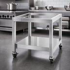 Thumbnail image #3 for Garland Designer SS-CSD-36 36-Inch Stainless Steel Equipment Stand with Open Base and Undershelf, 25-Inch High