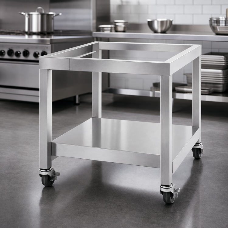 Product image #3 for Garland Designer Series 36-Inch Stainless Steel Equipment Stand with Open Base and Undershelf