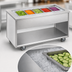 Thumbnail image #3 for Randell Custom & Serving IC-5S Mobile Iced Cold Food Table, 5-Pan Capacity