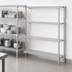 Thumbnail image #3 for Eagle Group 4-Tier Add-On Wire Shelving Unit with QuadTruss Shelves, 42 x 18 x 63 Inches, Stainless Steel Finish
