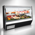 Thumbnail image #3 for Howard-McCray 34N Series Remote Double Duty Deli Meat & Cheese Service Case, 96 Inch, Black Exterior, White Interior, LED Lighting