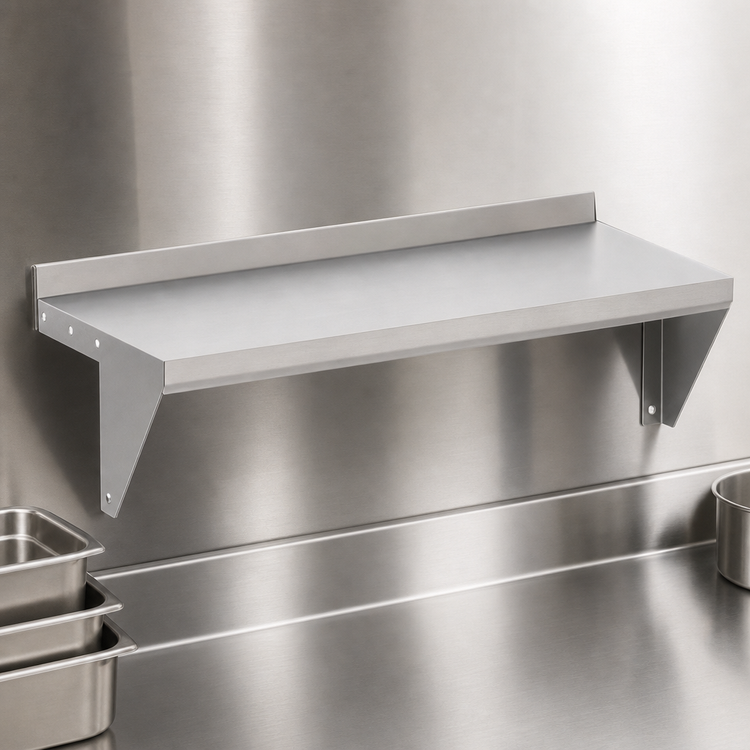 Product image #3 for Vulcan 36 Inch Wide x 10 Inch Deep Stainless Steel Plate Rail