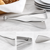 Thumbnail image #3 for Carlisle 9.25-Inch Bread Serving Tong, One-Piece 18/8 Stainless Steel, Mirror-Polish Finish