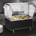 Thumbnail image #3 for Eagle Service Mate Countertop Buffet Hot Food Table, 2 Wells, Sneeze Guard, 120V