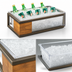 Thumbnail image #3 for Sierra Complete Ice Housing with Clear Polycarbonate Pan Insert, Rustic Pine, Bronze Metal Frame