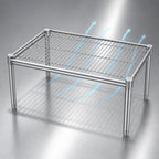 Thumbnail image #3 for Metro Super Erecta P2436BR Open-Wire Dunnage Rack Platform, 36 in. W x 24 in. D x 14-1/2 in. H, Zinc Brite Finish