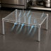Thumbnail image #3 for Metro Super Erecta 24 x 30 Inch Chrome Plated Open-Wire Dunnage Rack Platform
