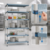 Thumbnail image #3 for MetroMax Q 5-Shelf Starter Polymer/Wire Shelving Unit, 24