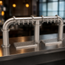 Thumbnail image #3 for Glastender Pipe Bridge Draft Dispensing Tower, Countertop, 8 Faucets, 3 Columns, Glycol-Cooled, Stainless Steel Finish