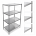 Thumbnail image #3 for John Boos Stainless Steel Dry Storage Shelving Unit with 4 Adjustable Shelves, 42W x 24D x 72H