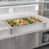 Thumbnail image #3 for Vollrath 4-Pan Short-Side Non-Refrigerated Cold Pan Drop-In with 8-Inch Deep Well