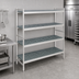 Thumbnail image #3 for Fermostock 4-Tier Stationary Polymer Starter Shelving Unit, 52