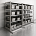 Thumbnail image #3 for Eagle Group Floor-Trak Double-Deep 18 Ft Floor Track Kit for High-Density Storage