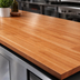 Thumbnail image #3 for John Boos Boos Block American Cherry Blended Edge Grain Kitchen Countertop, 144 x 32 x 1-1/2 Inch, Varnique Finish