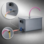 Thumbnail image #3 for Dormont Manufacturing Watts Grease Interceptors WD-35-A Semi-Automatic Draw-Off Grease Interceptor, 35 GPM, 70 lb Capacity, 3-Inch Threaded