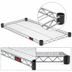 Thumbnail image #3 for QuadTruss Quad-Adjust 48 Inch x 24 Inch Stainless Steel Wire Shelf, 800 lb Capacity