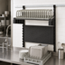 Thumbnail image #3 for Cambro Camshelving Elevation Wall-Mounted Drying Rack Shelf Kit Starter Unit, 18 x 36 Inches, 20 Slots