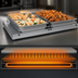 Thumbnail image #3 for Hatco Glo-Ray Free-Standing Heated Shelf, 72 Inch W x 21-1/2 Inch D, Stainless Steel Top