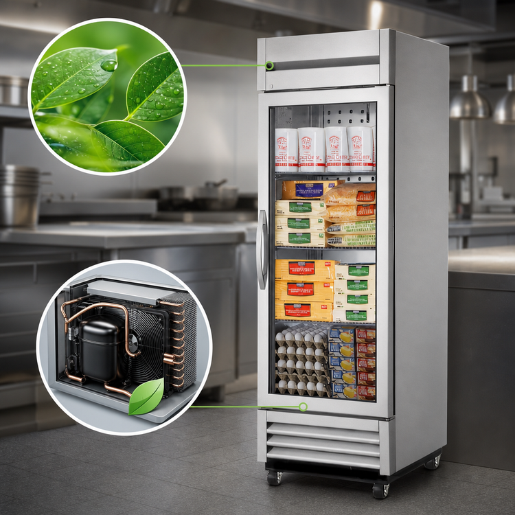 Product image #3 for True T-Series 27-Inch One-Section Framed Glass Door Reach-In Refrigerator