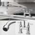 Thumbnail image #3 for T&S Brass B-0227-M 4-Inch Center Deck Mount Mixing Faucet with 8-Inch Swing Nozzle
