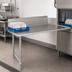 Thumbnail image #3 for John Boos Pro-Bowl 120-Inch Right-to-Left Clean Straight Dishtable with 10-Inch Backsplash