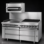 Thumbnail image #3 for Jade Range (Middleby) Titan JMRH-18G 18-Inch Modular Gas Griddle Top Range with Manual Controls and 1-Inch Polished Steel Plate