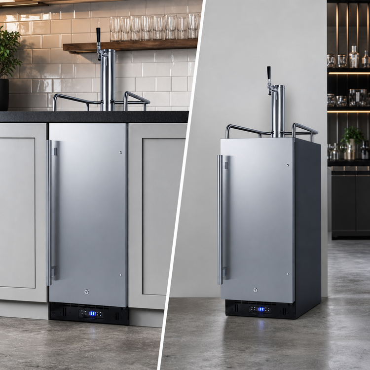 Product image #4 for Summit Commercial 15-Inch Built-In/Freestanding Cold Brew Coffee Dispenser with Single Tap, 2.9 Cu. Ft.