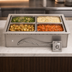 Thumbnail image #3 for Wells HT-400 Electric Drop-In Bain Marie Hot Well with Drain, 4 Full-Size Pan Capacity