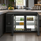 Thumbnail image #4 for Perlick Corporation PTS36 36-Inch Pass-Thru Refrigerated Back Bar Cabinet, 2 Solid Doors, 8.0 cu. ft., Self-Contained, Black