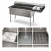 Thumbnail image #4 for KoolMore 81-Inch Three-Compartment Commercial Sink with Right Drainboard