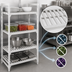Thumbnail image #4 for Cambro Camshelving Premium 4-Shelf Vented Stationary Starter Unit, 24 x 48 x 64 Inches