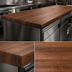 Thumbnail image #3 for John Boos Boos Block 84-Inch x 25-Inch American Black Walnut Kitchen Countertop, 1-1/2-Inch Thick, Varnique Finish