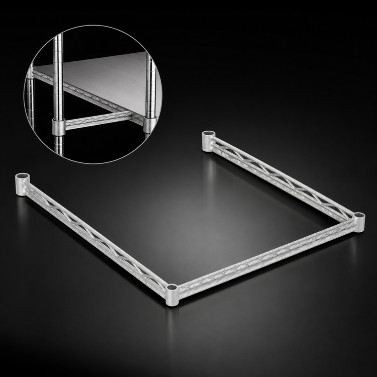 Product image #3 for Eagle Group 3-Sided Double Truss Frame, Stainless Steel, 48 x 24 Inches