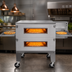 Thumbnail image #3 for Lincoln Impinger 3200 Series Double-Deck LP Gas Conveyor Oven Package, 40-Inch Baking Chamber