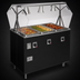 Thumbnail image #3 for Vollrath 2-Series Affordable Portable Deluxe 4-Well Mobile Hot Food Station with Buffet-Style Breath Guard