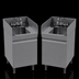 Thumbnail image #3 for Right & Left Side Splash for 21-Inch Underbar Units