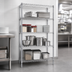 Thumbnail image #4 for Metro Super Erecta 4-Shelf Wire Shelving Starter Unit with Metroseal 3 Epoxy Coating, 36 x 18 x 63 Inches